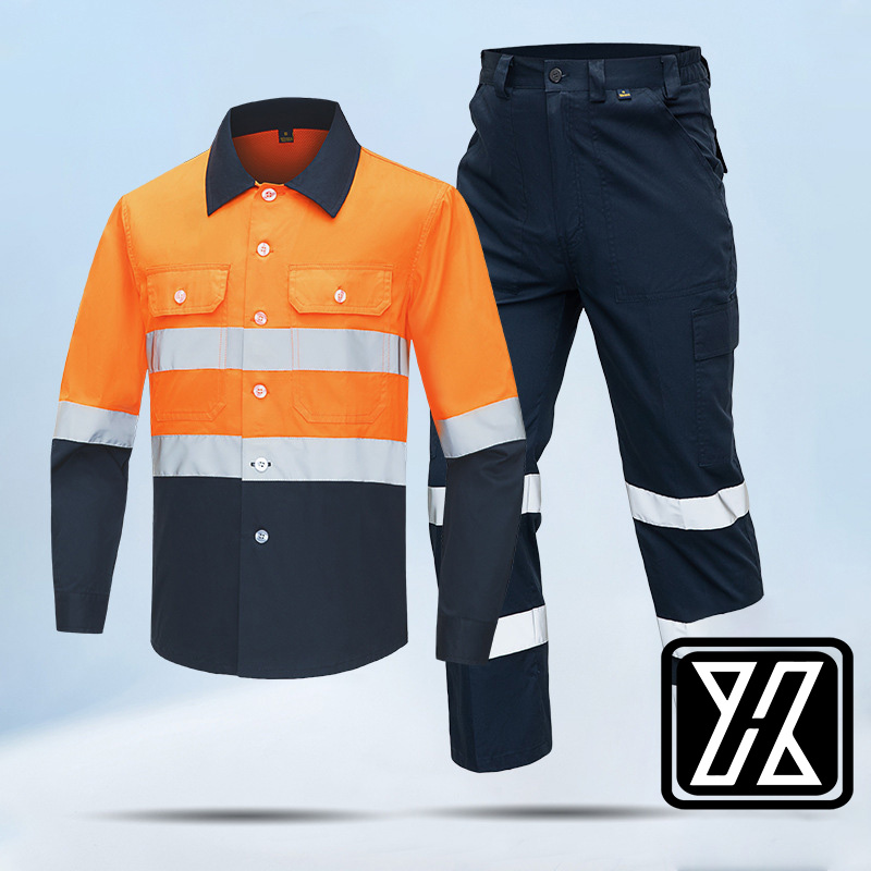 Pure cotton high-visibility shirt