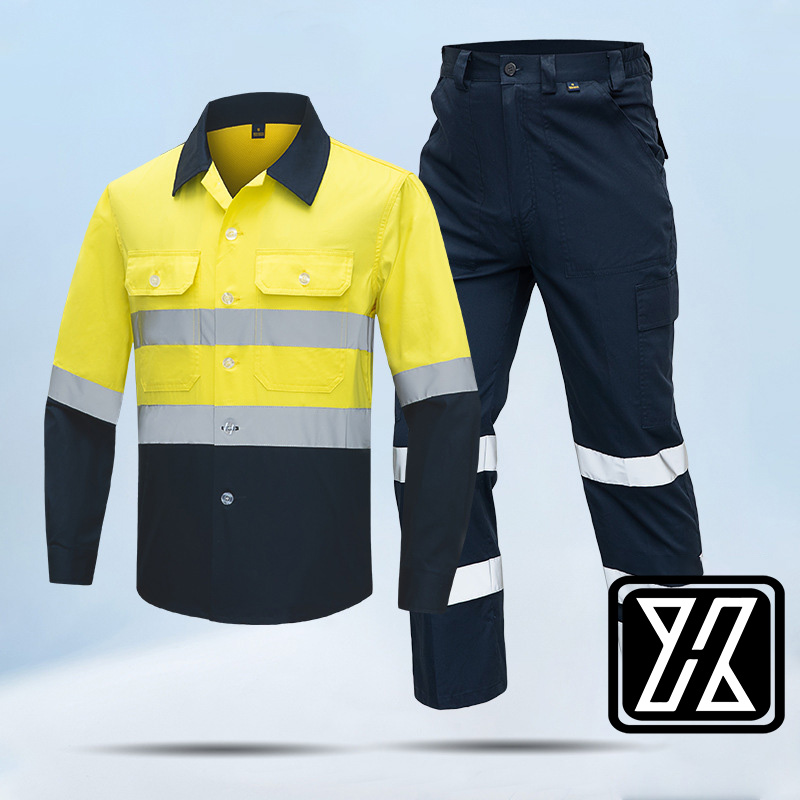 Pure cotton high-visibility shirt