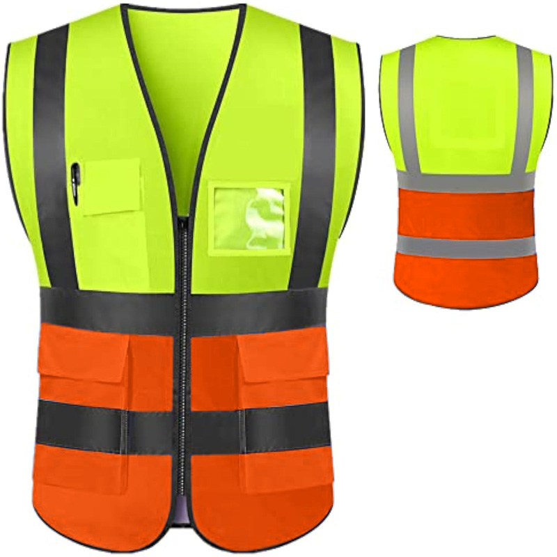 Advanced Dual-Tone High-Visibility Safety Vest
