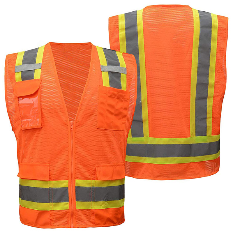 Construction worker safety vest