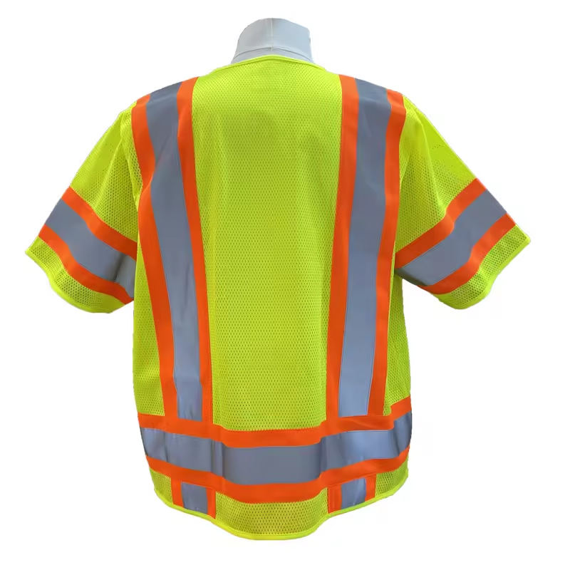 Short-sleeved reflective vest